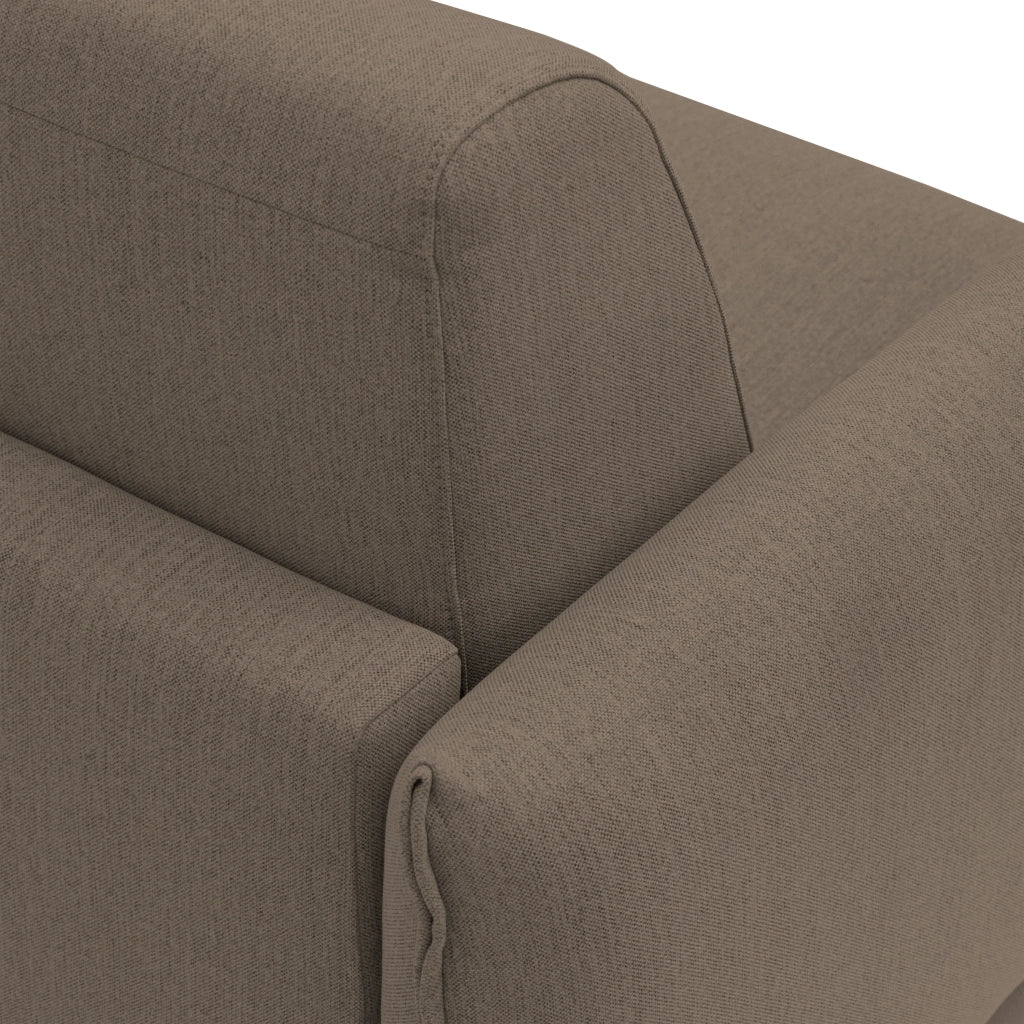 Scarlet Divano letto in tessuto misto cotone impermeabile T19 195 cm (mat.140x197) marrone