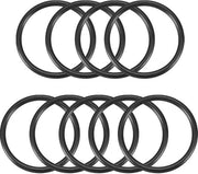 O-ring in gomma nitrile 39 mm - Sigillatura per diverse applicazioni - Nero - 9 pezzi - Resistente alle temperature da -20 °C a 100 °C - Alta resistenza