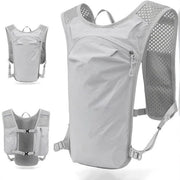 Zak da Hydratazione per Escursionismo - Borsa leggera e isolata - Inclusa borraccia da 1,5L - Adatta per camminare, trail running, mountain bike, maratoni e trekking - Grigio