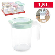 1 Pezzo Caraffa Brocca in Plastica Mixer con Coperchio 1,5 Litri 3 Colori