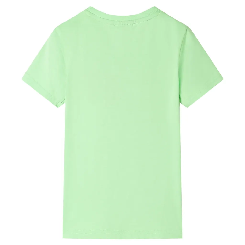 Maglietta per Bambini Verde Neon 128 12452