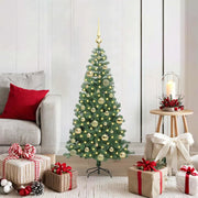 Albero di Natale con 150 LED con supporto Verde 120 cm PVC 3396362