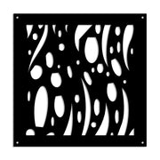 MISTRAL - Pannello in PVC traforato - Parasole Misura: 73x73 cm, Colore: nero
