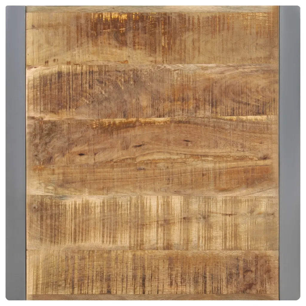 Tavolo da Pranzo 70x70x75 cm in Legno Massello di Mango Grezzo 321599