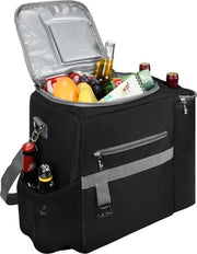 Borsa a Spalla per Camping, BBQ, Escursione e Spiaggia - Borsa per Pic-Nic - Tasca Isolante Termica