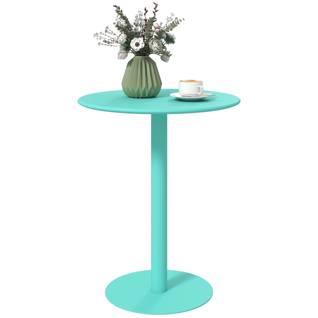 Tavolo da pranzo rotondo per 2 persone ¨C zephmum ¨C Verde, Acero, ?60x72 cm