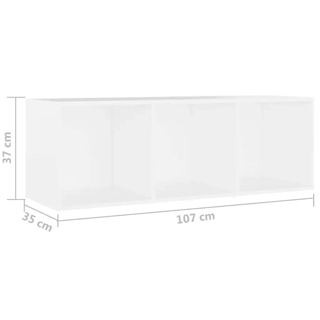 Mobili TV 2 pz Bianchi 107x35x37 cm in Truciolato cod mxl 17582