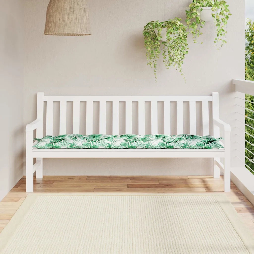 Cuscino per Panca a Foglie 180x50x7 cm in Tessuto Oxford 378993