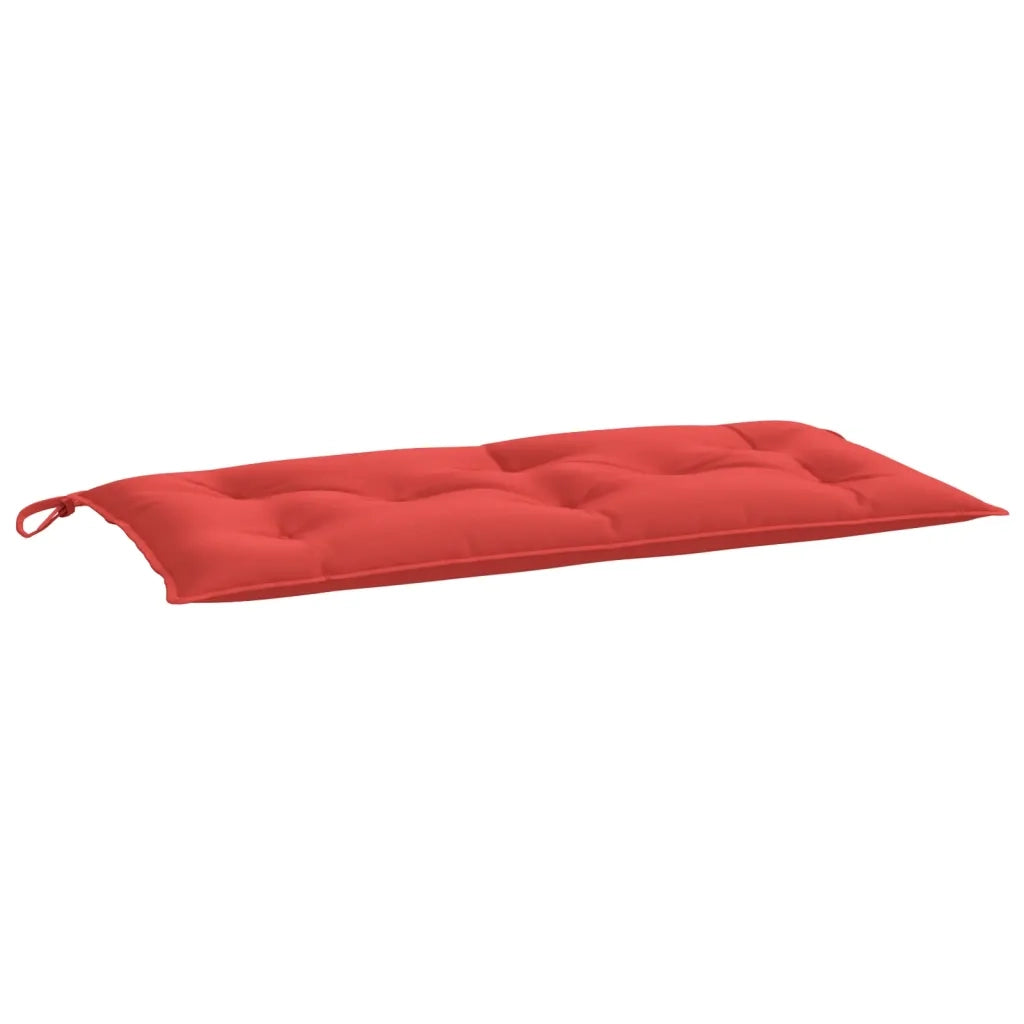 Cuscino per Panca-Cuscini per panchina Rosso 100x50x7 cm in Tessuto Oxford