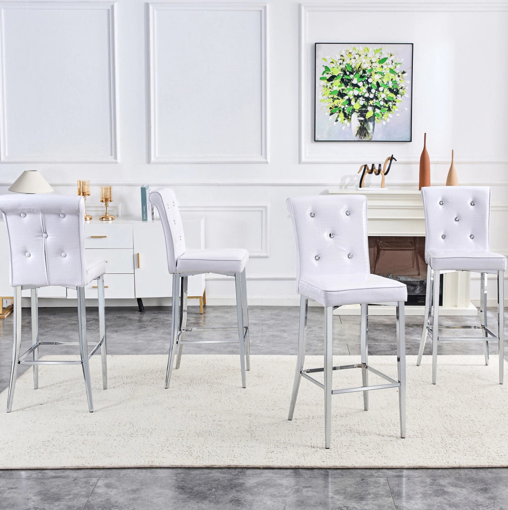 SGABELLO DA BAR Set da 2 pezzi in PVC