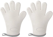 Manopole da cucina a prova di calore - Silicone - Antiscivolo - Doppia pelle - Protezione contro alte temperature - Per grigliare e cuocere - Manopole da forno