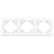 Placca Tripla Per Prese Oste Jnh015-3f White