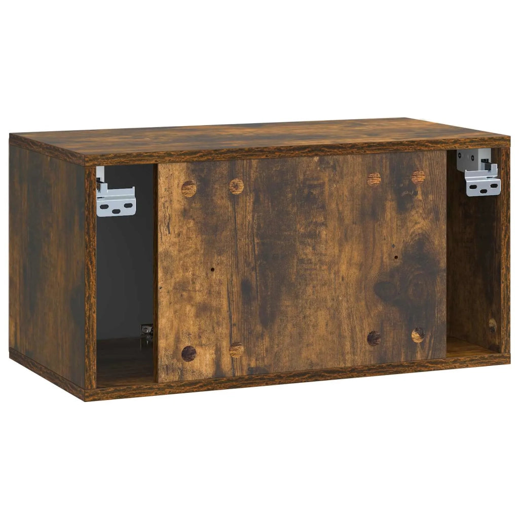 Mobile Porta TV da Muro 59,5 x 31 x 30 cm Rovere Fumo 899220