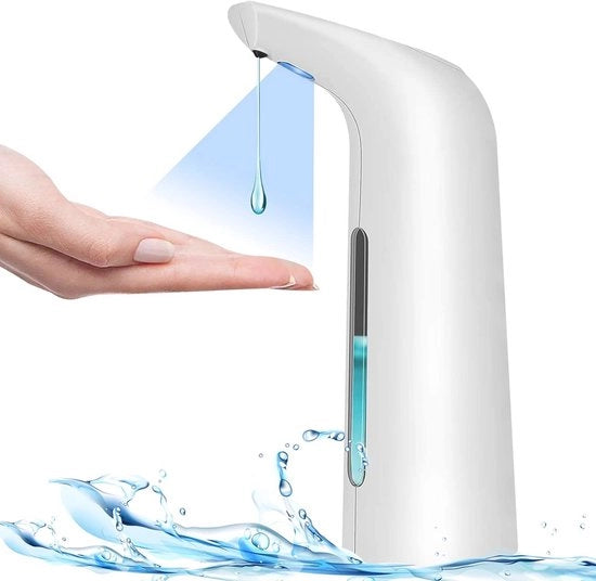 Dispensatore automatico di sapone con sensore - 400ml Dispensatore di liquido senza contatto idropofico per cucina e bagno