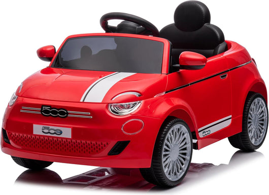 Macchina Elettrica per Bambini Licenza Fiat 500 12V Rosso