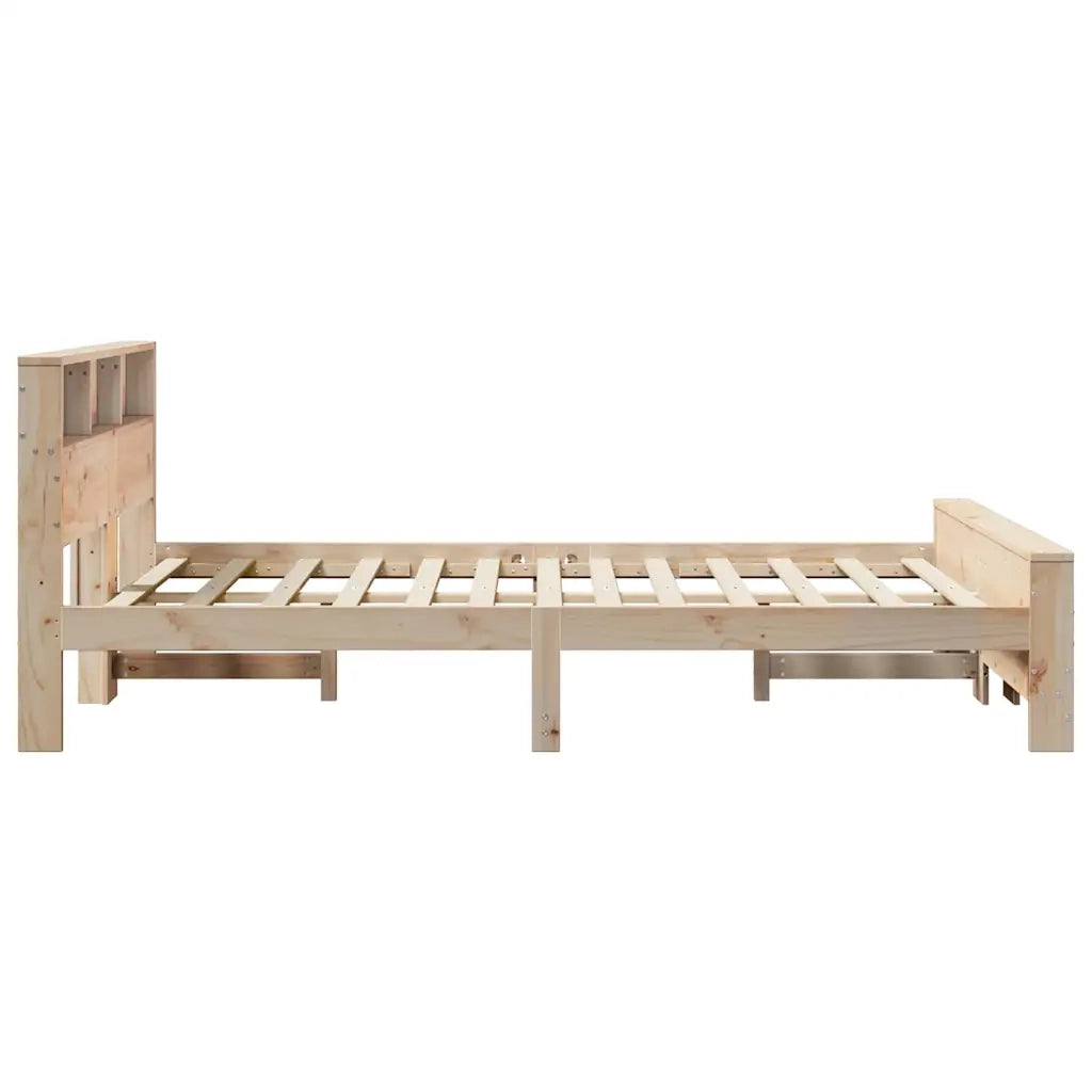 Struttura del letto-Giroletto Marrone 135 x 190 cm Legno multistrato