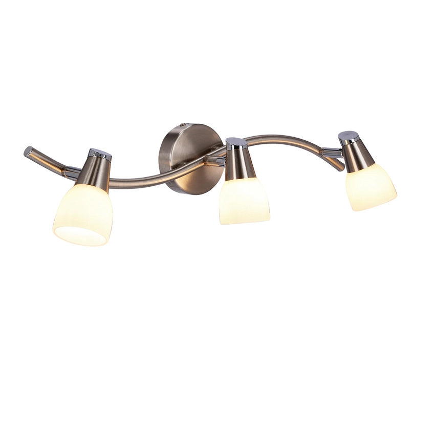 Plafoniera/Applique Candellux Selia 93-69993 3xG9 argento