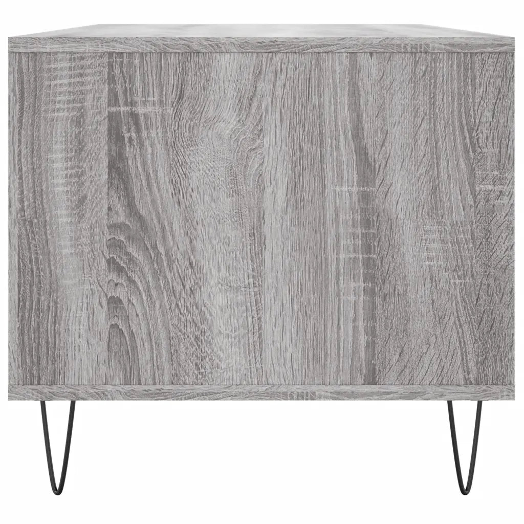 Tavolino da Salotto Grigio Sonoma 90x49x45 cm Legno Multistrato 831026