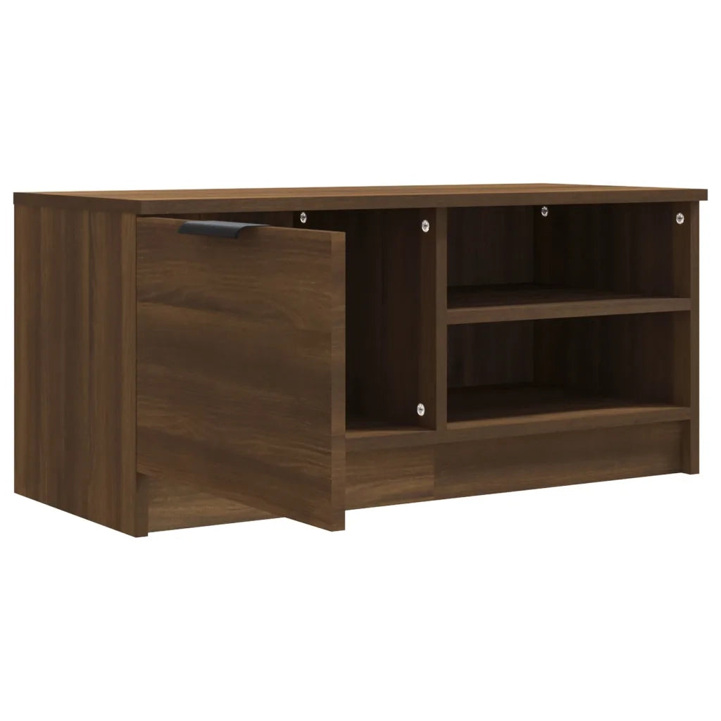 Mobili TV 2 pz Rovere Marrone 80x35x36,5cm in Legno Multistrato cod mxl 7556