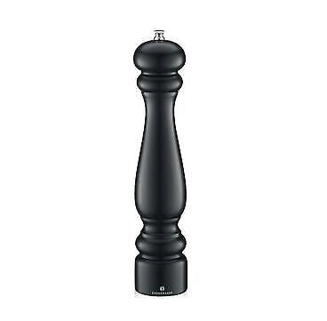Zassenhaus 20526 Potsdam Macinapepe in Legno di Faggio con Meccanismo in Ceramica Made in Germany Altezza 30 cm colore Nero opaco