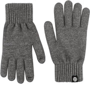 Maniche da neve calde - lana - colore a tessuto - maniche aperte per touchscreen da adulti