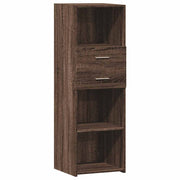 Buffet credenza cassettiera mobiletto mobile contenitore organizer cucina soggiorno salotto alto 40 x 42,5 x 124 cm legno ingegnerizzato marrone 02_0033715