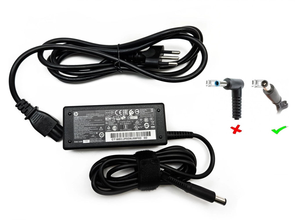 Alimentatore Originale HP per Notebook Laptop Tiny 65W 19,5 V 3,33A con cavo di alimentazione Italiano - EX DEMO