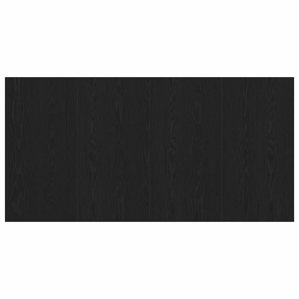 Testiera del letto Rovere Nero Legno ingegnerizzato 862736