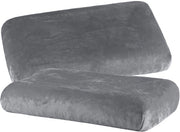 Set di cuscini a forma di slitta in piuma - Adatto per cuscini per collo e benessere - Respirante e facile da pulire - 45-60 x 30-40 cm - Elastico e idoneo per la pelle - Coperture per cuscini