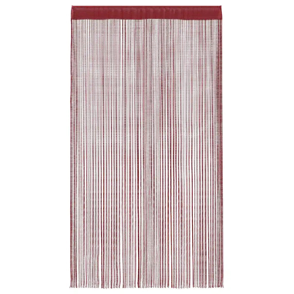 2 Pz Tende a Fili 100x250 cm Rosso Borgogna cod mxl 77242