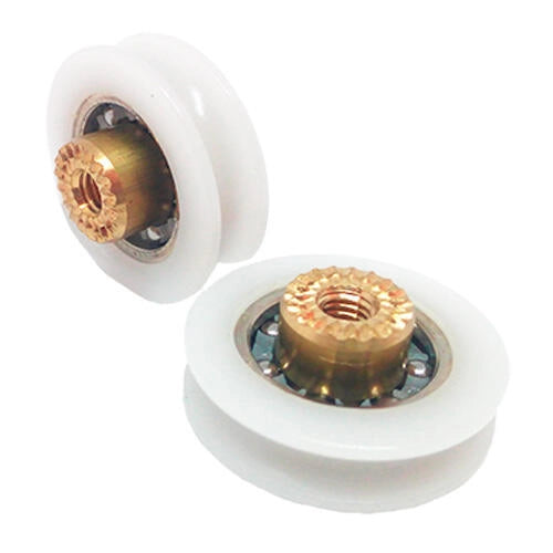 Cuscinetti per box doccia con scanalatura 22 Gipsy M4  kit 2 pezzi
