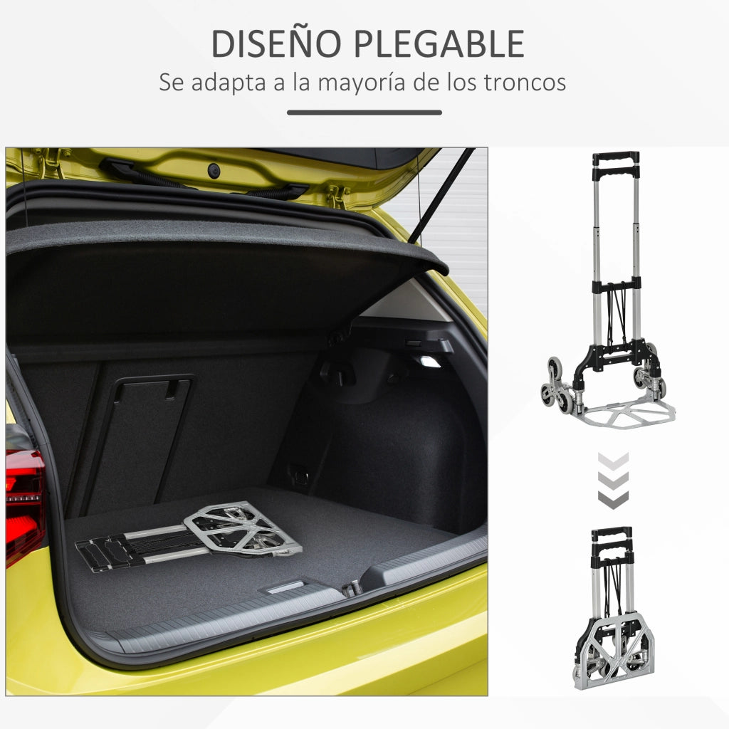 Carriola Pieghevole con Ruote ¨C zephmum ¨C 70kg Portatile