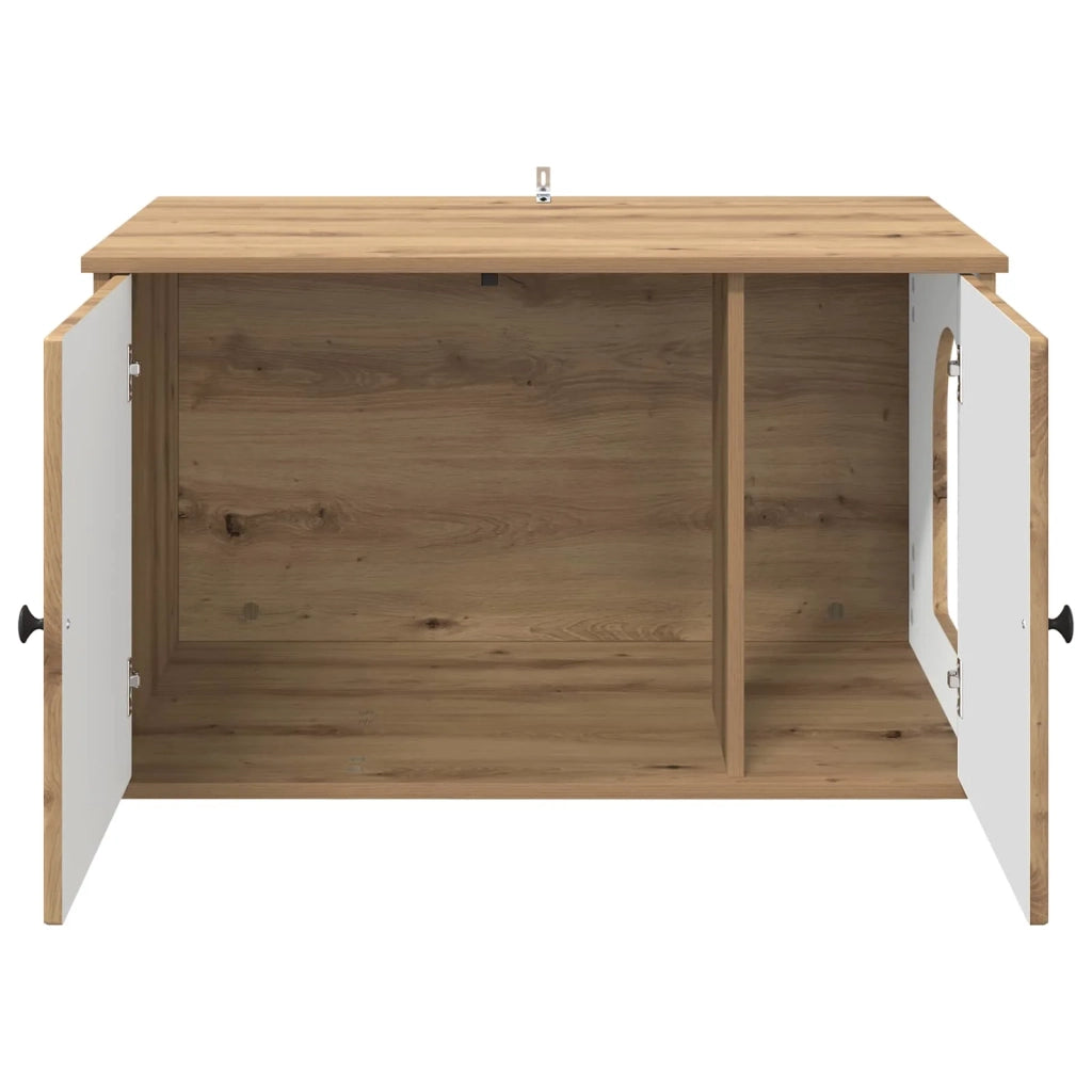 Casa per Gatti Rovere Artigianale 85 x 55 x 50 cm