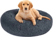 Letto per cani e gatti circolare comodo per cani piccoli, medi e grandi - lavabile in macchina e anti ansia con cuscini morbidi