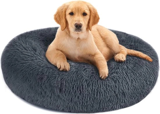 Letto per cani e gatti circolare comodo per cani piccoli, medi e grandi - lavabile in macchina e anti ansia con cuscini morbidi