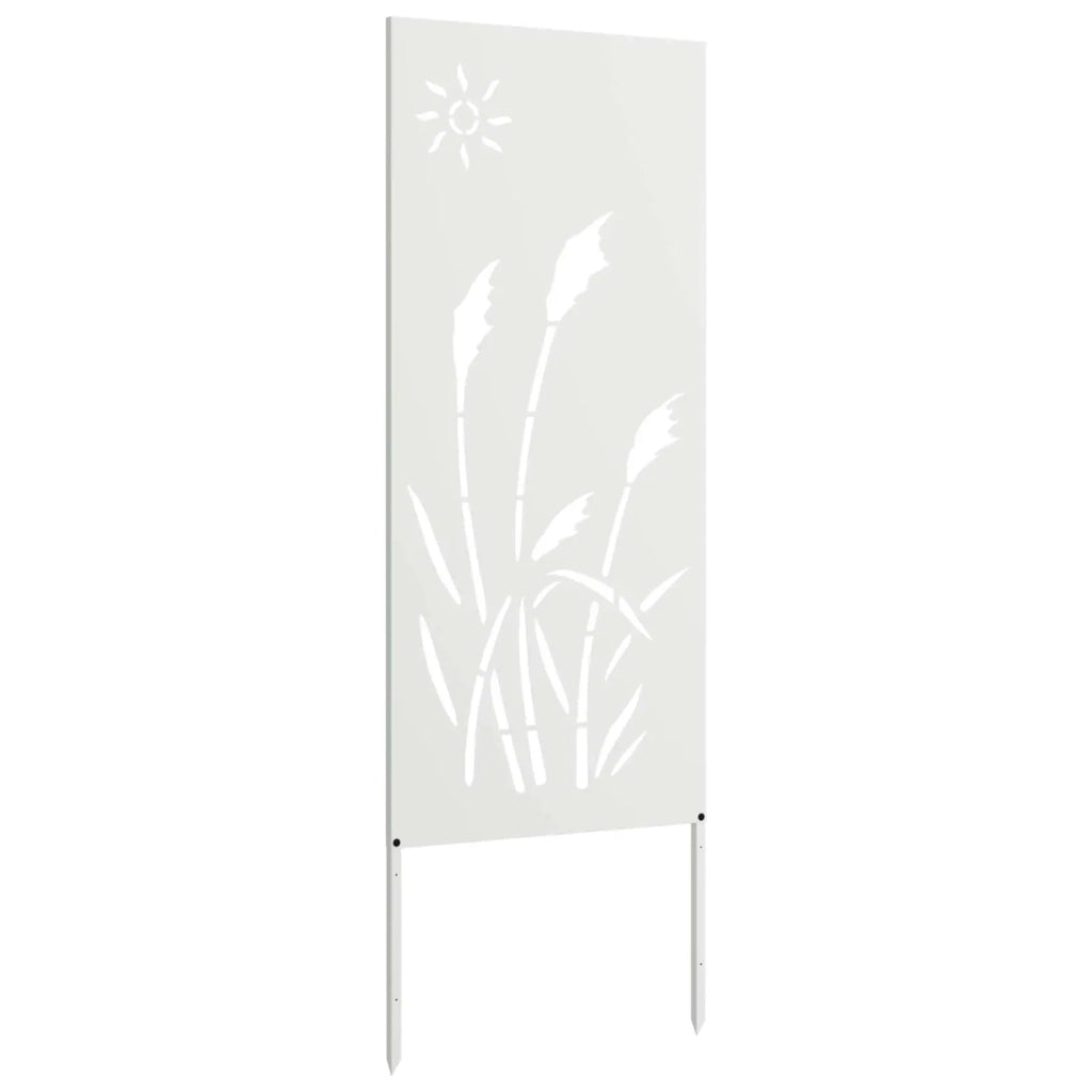 Schermo per privacy in giardino Traforo Bianco 50 x 140 cm CFW6083414