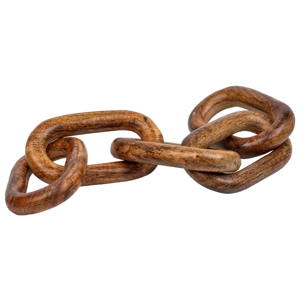 Catena in legno marrone 45x7,5x7,5h