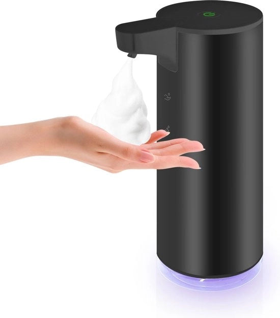 Dispensatore di sapone schiumante automatico con sensore - Dispensatore di sapone in acciaio inossidabile idroimpermeabile per cucina e bagno