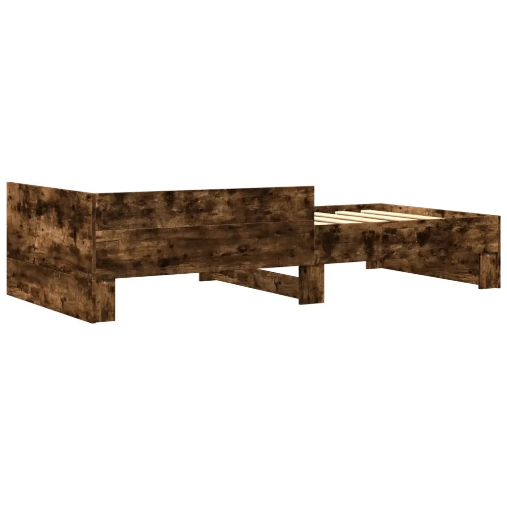 Giroletto senza Materasso Rovere Fumo 75x190 cm in Truciolato 849597