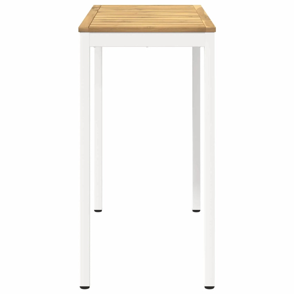 Tavolo Bar da Giardino Bianco 108,5 x 55 x 105 cm 901779