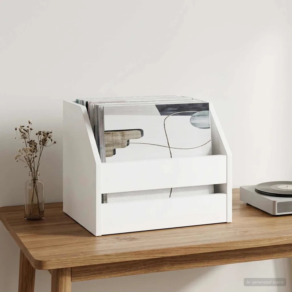Scatola per album in vinile Bianco 38 x 30 x 29 cm 8012810