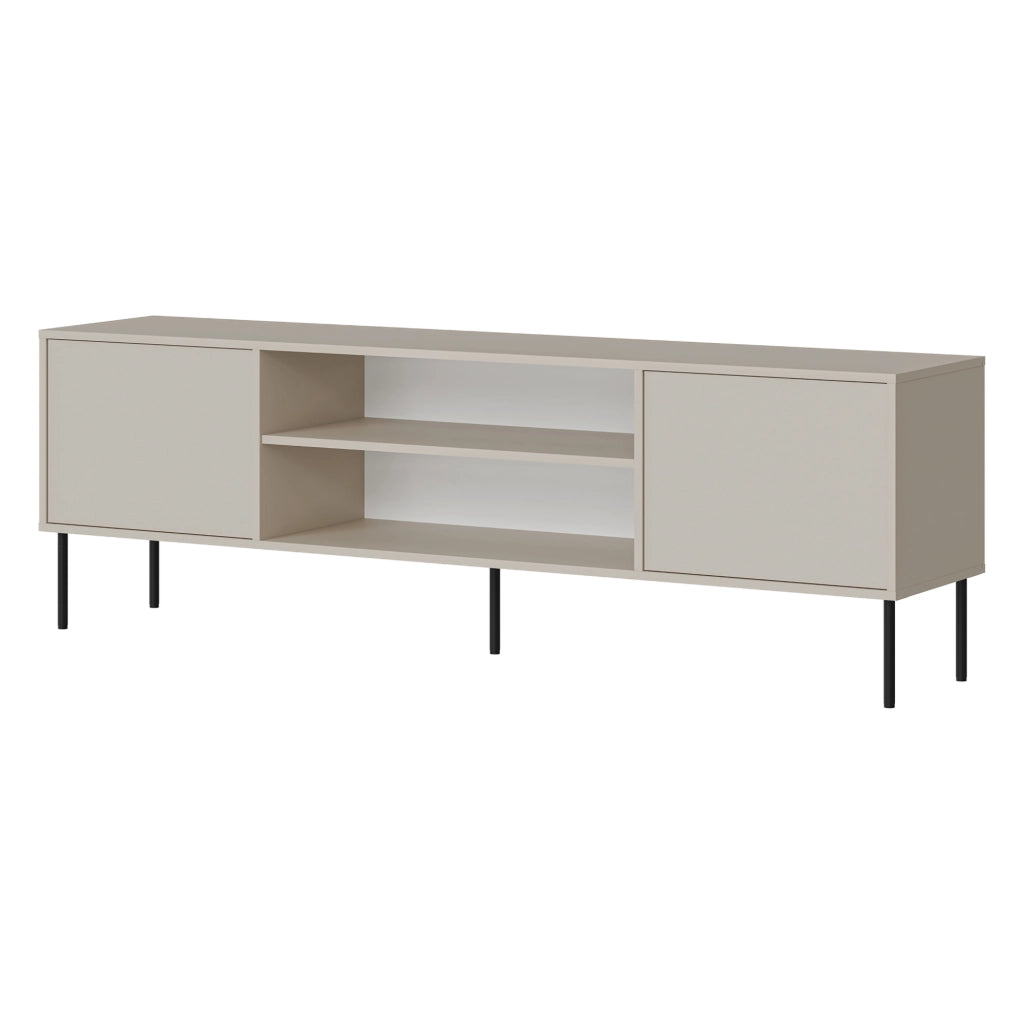 Rainerio, Mobile Porta tv un Ripiano, 4180x40x60h cm Beige