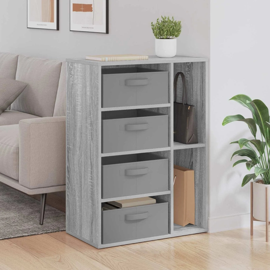 Credenza con cassetto Grigio Sonoma 60 x 33,5 x 84 cm