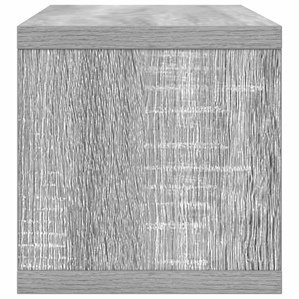 Rack per Stoccaggio CD 2 pz Sonoma grigio 40 x 17 x 17 cm 8012722