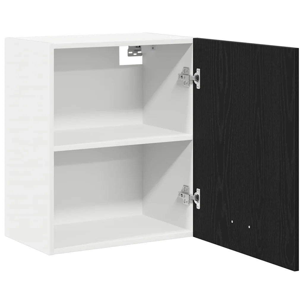 Armadio pensile Lyon 2 pcs Rovere Nero 50 x 31 x 60 cm 863145
