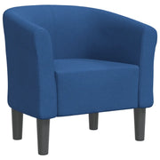 Poltrona | Sedia Relax Cabriolet Blu in Tessuto