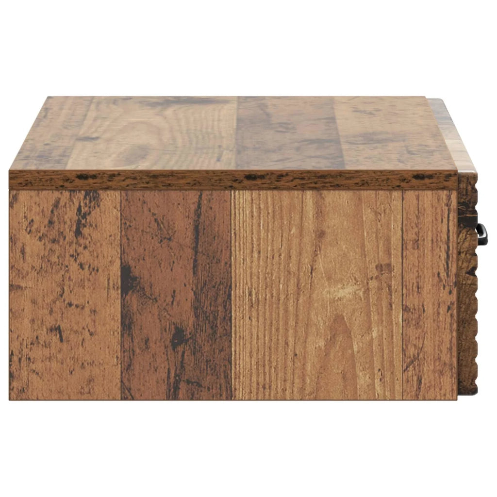 Tavolino da Parete Laterale Legno antico 59 x 34,5 x 17 cm 898663