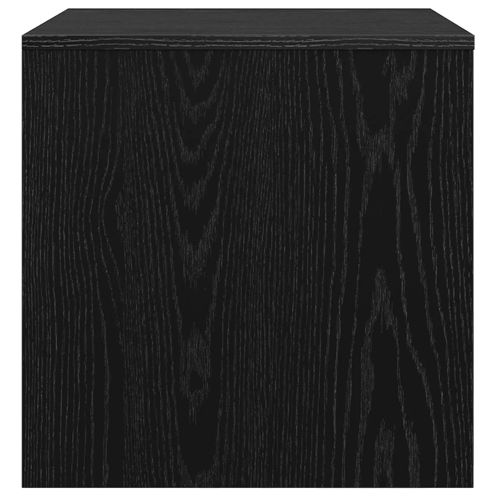 vidaXL Tavolini da salotto 3 pcs Rovere nero 45 x 45 x 45 cm