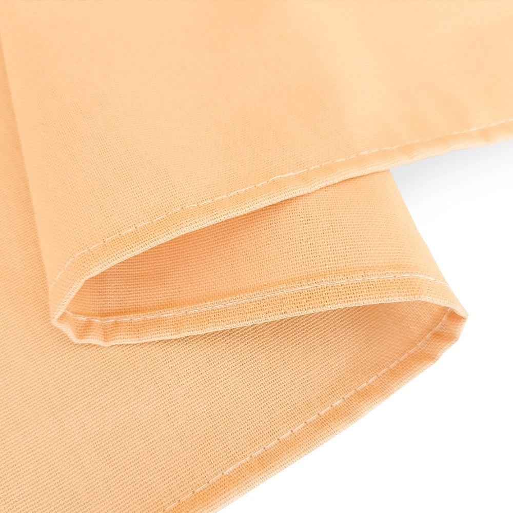 Tovaglia Cucina Cotone Bordata Elegante Morbida Tinta Unita Copritavolo Lavabile Beige - 135x230 cm