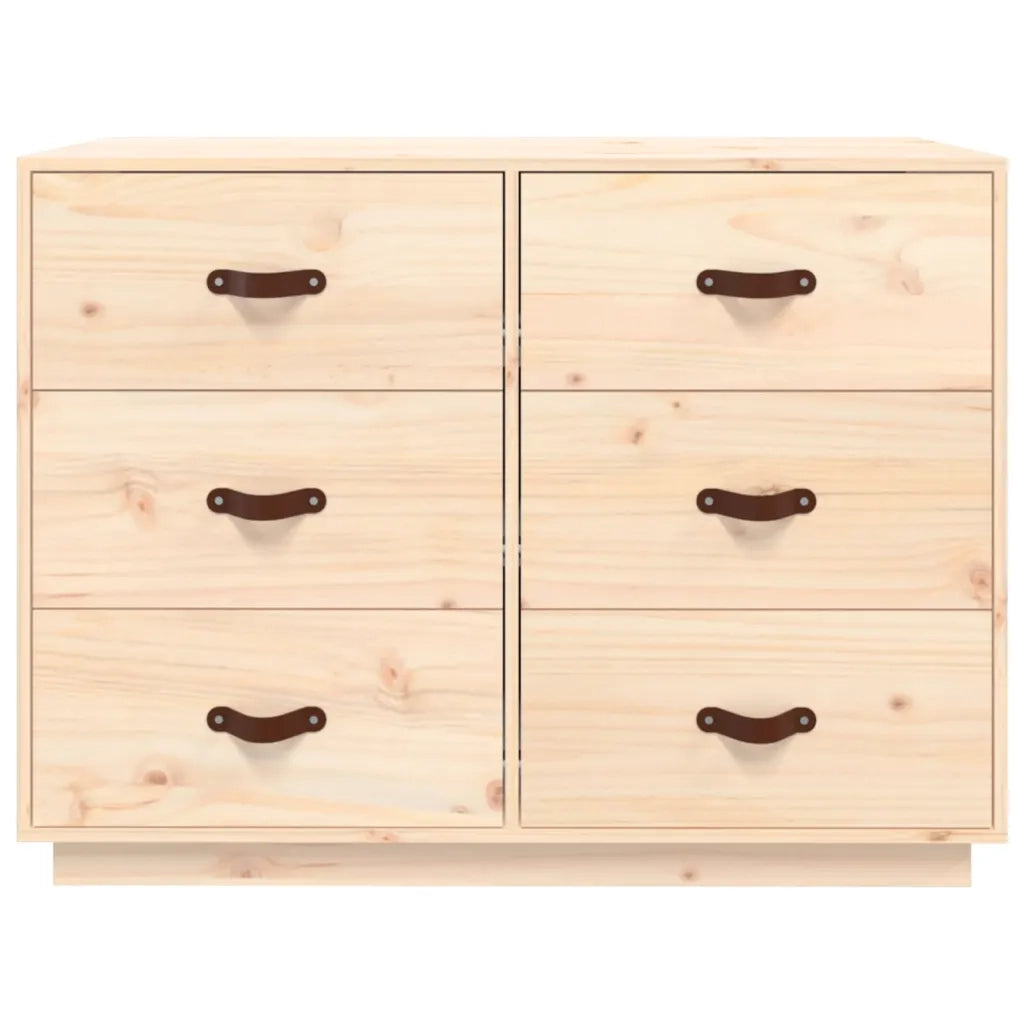 Credenza 100x40x75 cm in Legno Massello di Pino